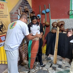 Imagem de roda de capoeira