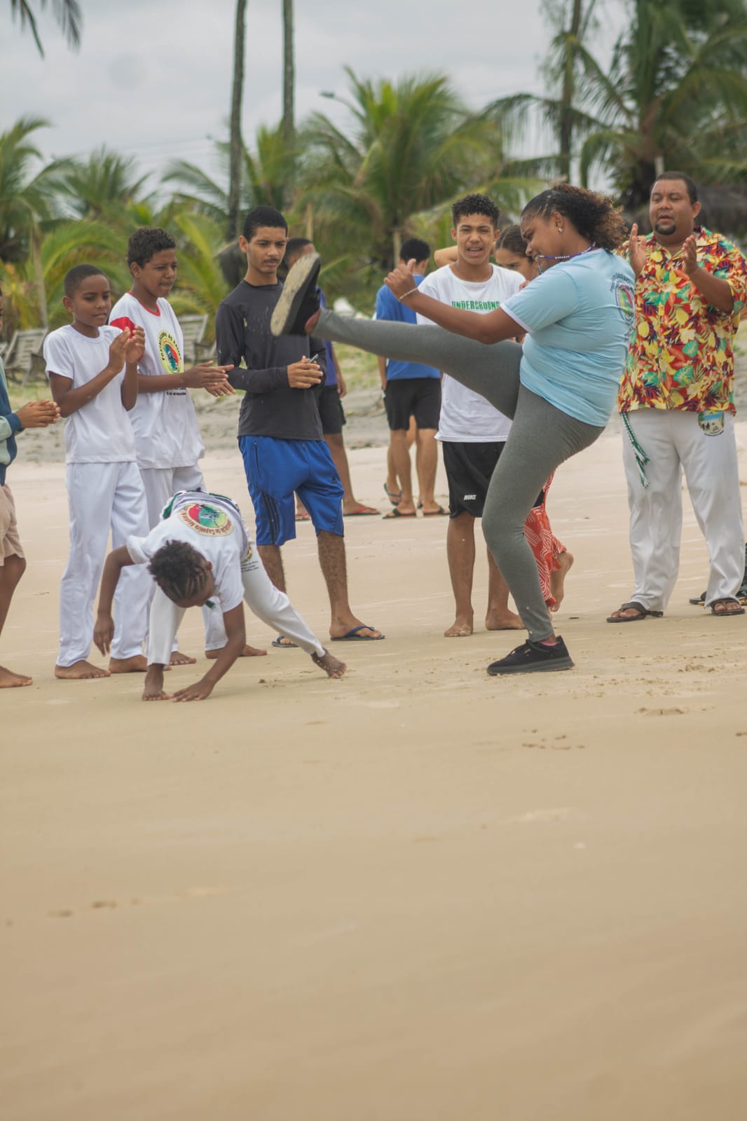 Imagem da levada em apresentação pública