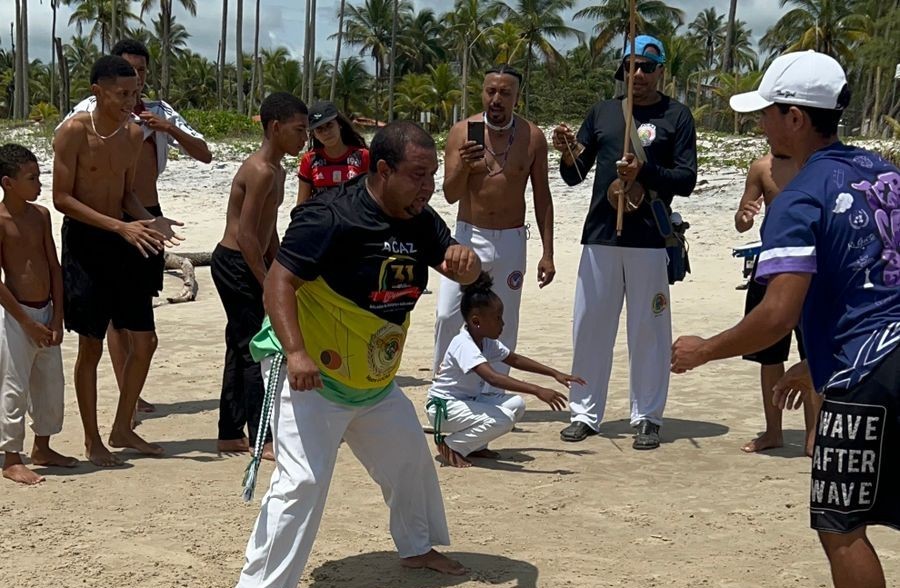 Imagem de roda de capoeira