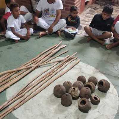Imagem de roda de capoeira